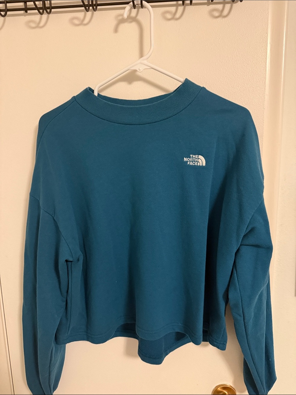 The North Face Teal Crewneck Pullover